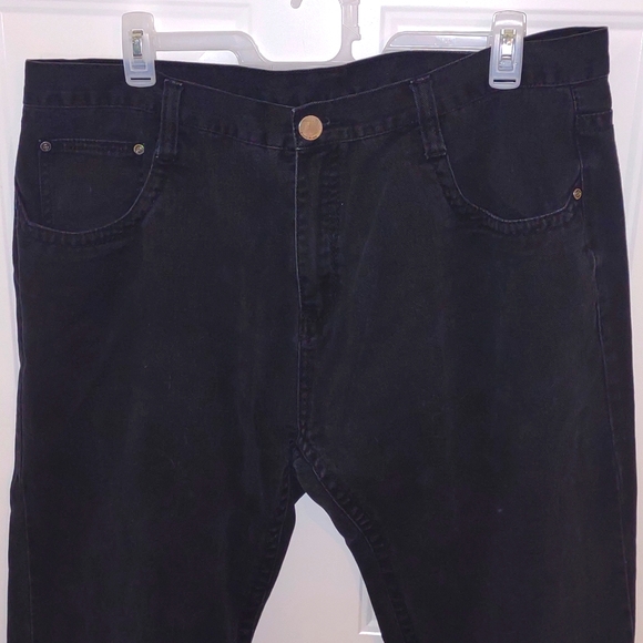 😻🩵Miskeen Originals Men's Black Jeans hand Jean - Picture 11 of 13